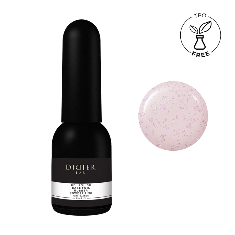 Rubber base foil - Powder pink | Didier Lab - 10ml